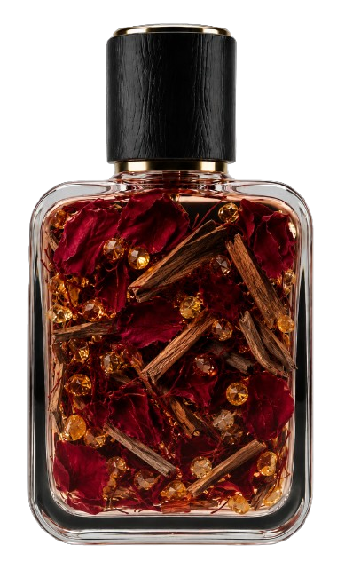 Luxury dark cinematic perfume visual